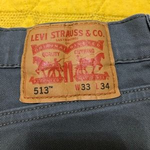 Light Grey Levi’s 513 Jeans